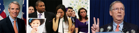 Rob Portman, Newtown, McConnell