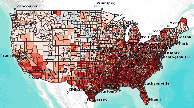 Incidence of hypertension