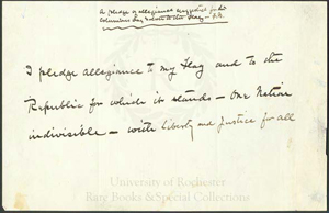 Bellamy pledge from richester_edu